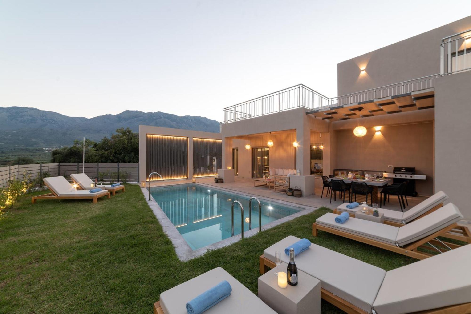 Ks Luxury Villas Heated Pools Georgioupoli Exteriör bild