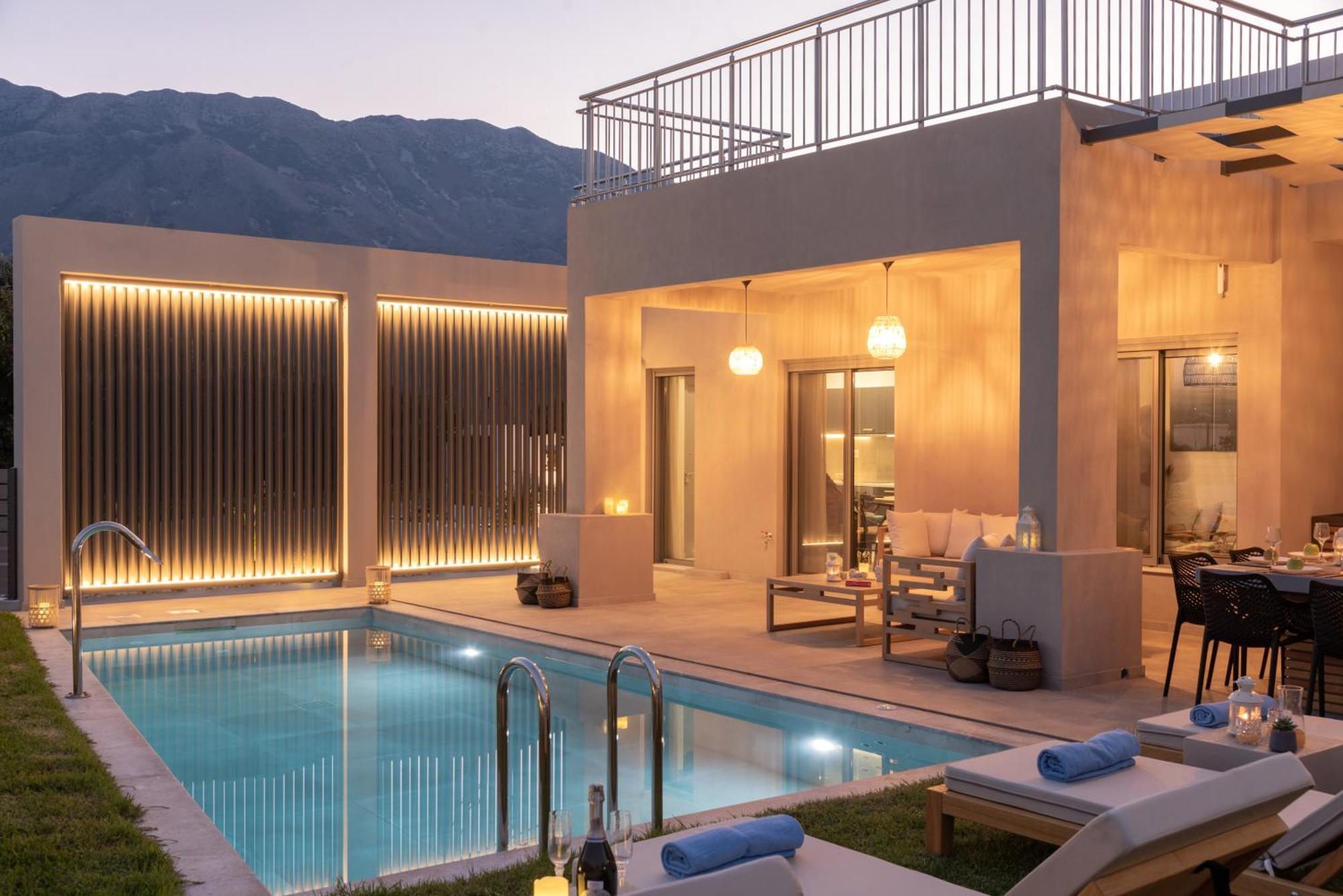 Ks Luxury Villas Heated Pools Georgioupoli Exteriör bild
