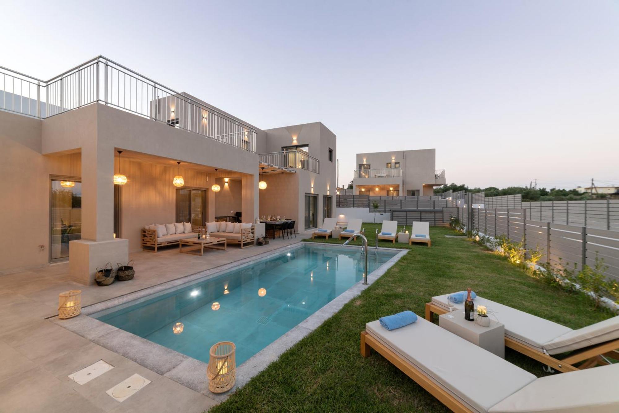 Ks Luxury Villas Heated Pools Georgioupoli Exteriör bild